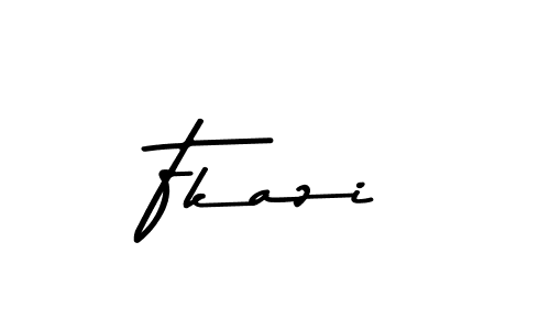 Design your own signature with our free online signature maker. With this signature software, you can create a handwritten (Asem Kandis PERSONAL USE) signature for name Fkazi. Fkazi signature style 9 images and pictures png