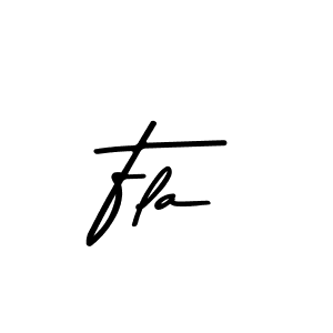 Use a signature maker to create a handwritten signature online. With this signature software, you can design (Asem Kandis PERSONAL USE) your own signature for name Fla. Fla signature style 9 images and pictures png