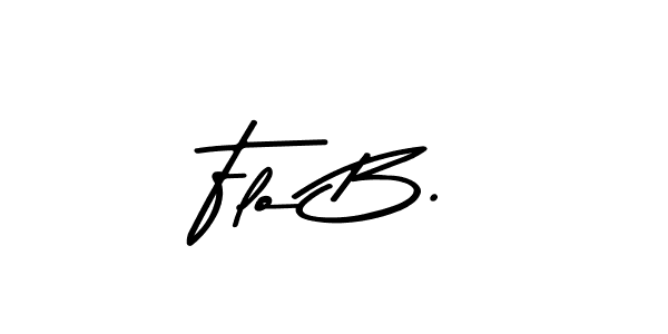 Also You can easily find your signature by using the search form. We will create Flo B. name handwritten signature images for you free of cost using Asem Kandis PERSONAL USE sign style. Flo B. signature style 9 images and pictures png