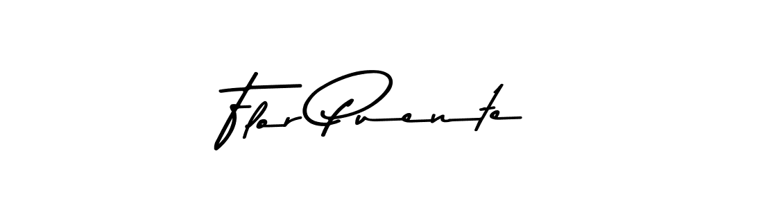 This is the best signature style for the Flor Puente name. Also you like these signature font (Asem Kandis PERSONAL USE). Mix name signature. Flor Puente signature style 9 images and pictures png