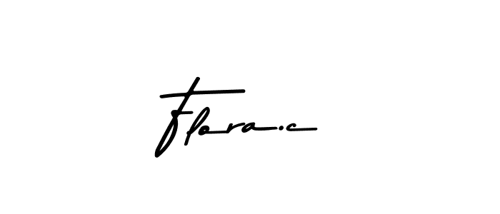 Create a beautiful signature design for name Flora.c. With this signature (Asem Kandis PERSONAL USE) fonts, you can make a handwritten signature for free. Flora.c signature style 9 images and pictures png