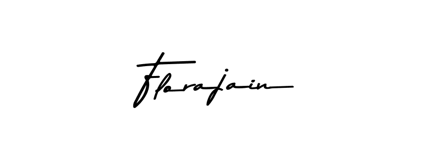 Create a beautiful signature design for name Florajain. With this signature (Asem Kandis PERSONAL USE) fonts, you can make a handwritten signature for free. Florajain signature style 9 images and pictures png