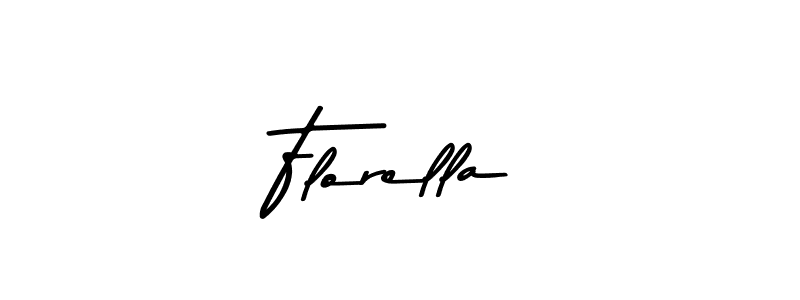 Design your own signature with our free online signature maker. With this signature software, you can create a handwritten (Asem Kandis PERSONAL USE) signature for name Florella. Florella signature style 9 images and pictures png