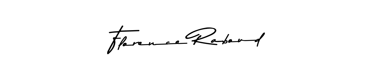 Make a beautiful signature design for name Florence Raboud. With this signature (Asem Kandis PERSONAL USE) style, you can create a handwritten signature for free. Florence Raboud signature style 9 images and pictures png