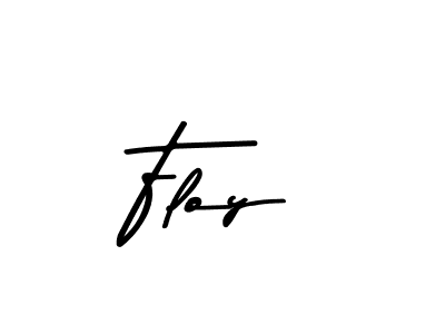 How to make Floy name signature. Use Asem Kandis PERSONAL USE style for creating short signs online. This is the latest handwritten sign. Floy signature style 9 images and pictures png