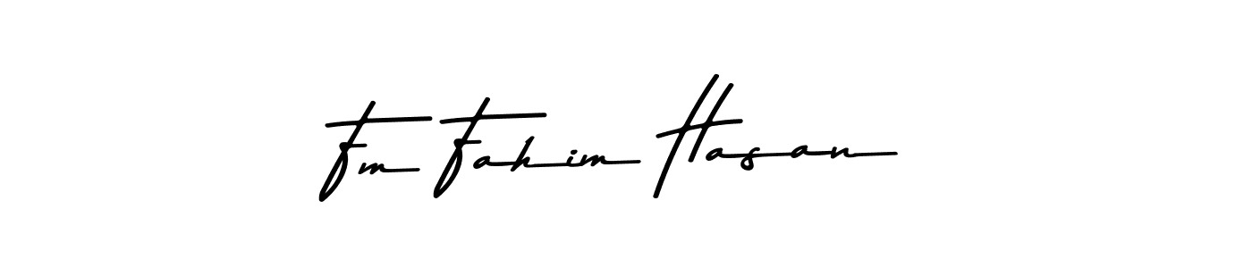 Also You can easily find your signature by using the search form. We will create Fm Fahim Hasan name handwritten signature images for you free of cost using Asem Kandis PERSONAL USE sign style. Fm Fahim Hasan signature style 9 images and pictures png