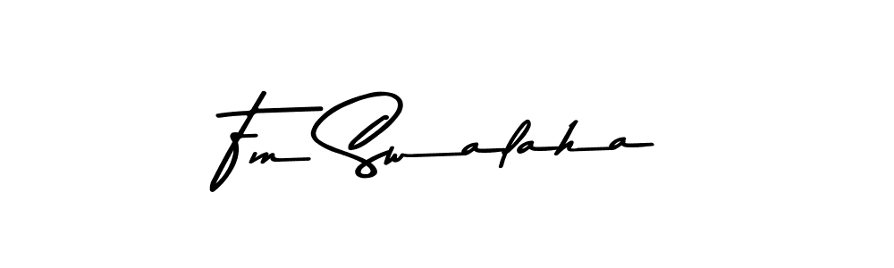 You can use this online signature creator to create a handwritten signature for the name Fm Swalaha. This is the best online autograph maker. Fm Swalaha signature style 9 images and pictures png
