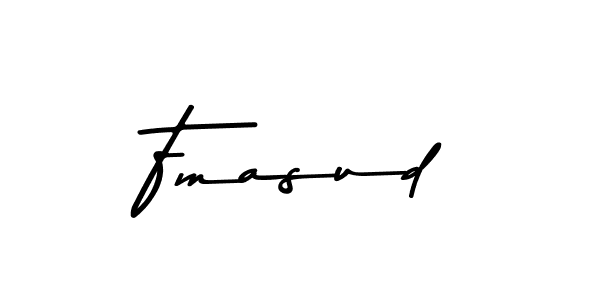 Fmasud stylish signature style. Best Handwritten Sign (Asem Kandis PERSONAL USE) for my name. Handwritten Signature Collection Ideas for my name Fmasud. Fmasud signature style 9 images and pictures png