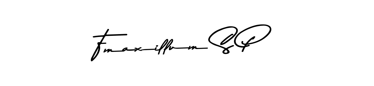 Similarly Asem Kandis PERSONAL USE is the best handwritten signature design. Signature creator online .You can use it as an online autograph creator for name Fmaxillum S P. Fmaxillum S P signature style 9 images and pictures png