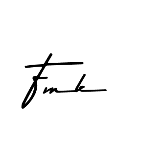 Use a signature maker to create a handwritten signature online. With this signature software, you can design (Asem Kandis PERSONAL USE) your own signature for name Fmk. Fmk signature style 9 images and pictures png