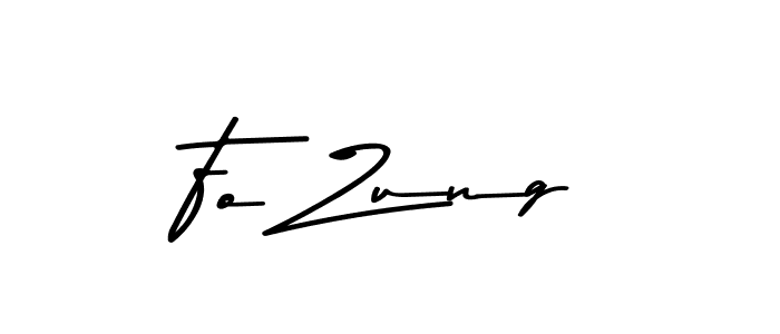 How to make Fo Zung signature? Asem Kandis PERSONAL USE is a professional autograph style. Create handwritten signature for Fo Zung name. Fo Zung signature style 9 images and pictures png