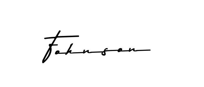 Design your own signature with our free online signature maker. With this signature software, you can create a handwritten (Asem Kandis PERSONAL USE) signature for name Fohnson. Fohnson signature style 9 images and pictures png