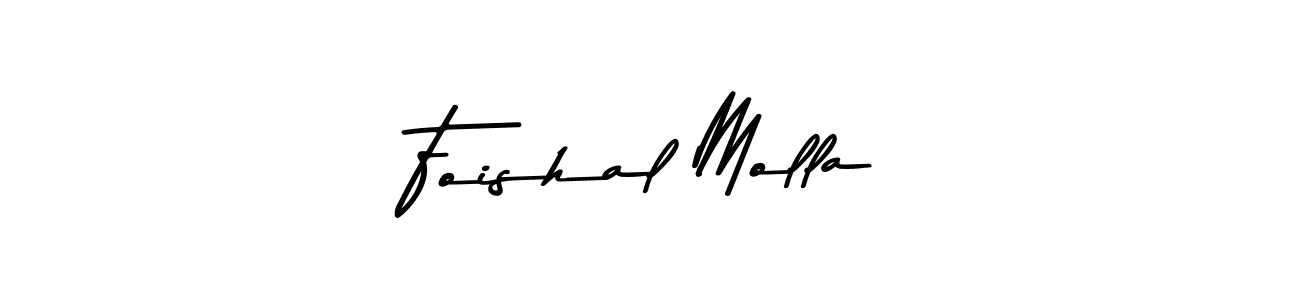 How to make Foishal Molla signature? Asem Kandis PERSONAL USE is a professional autograph style. Create handwritten signature for Foishal Molla name. Foishal Molla signature style 9 images and pictures png