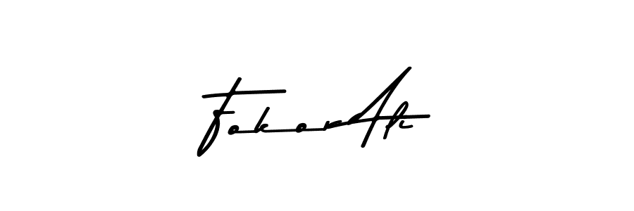 How to Draw Fokor Ali signature style? Asem Kandis PERSONAL USE is a latest design signature styles for name Fokor Ali. Fokor Ali signature style 9 images and pictures png