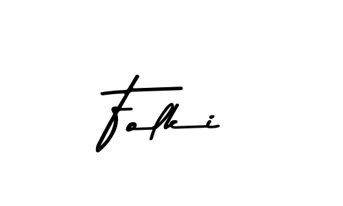 Folki stylish signature style. Best Handwritten Sign (Asem Kandis PERSONAL USE) for my name. Handwritten Signature Collection Ideas for my name Folki. Folki signature style 9 images and pictures png