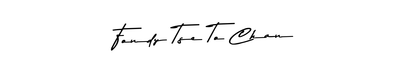 Design your own signature with our free online signature maker. With this signature software, you can create a handwritten (Asem Kandis PERSONAL USE) signature for name Fondy Tse To Chan. Fondy Tse To Chan signature style 9 images and pictures png
