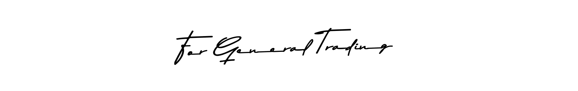 Similarly Asem Kandis PERSONAL USE is the best handwritten signature design. Signature creator online .You can use it as an online autograph creator for name For General Trading. For General Trading signature style 9 images and pictures png