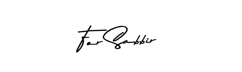 Make a beautiful signature design for name For Sabbir. With this signature (Asem Kandis PERSONAL USE) style, you can create a handwritten signature for free. For Sabbir signature style 9 images and pictures png