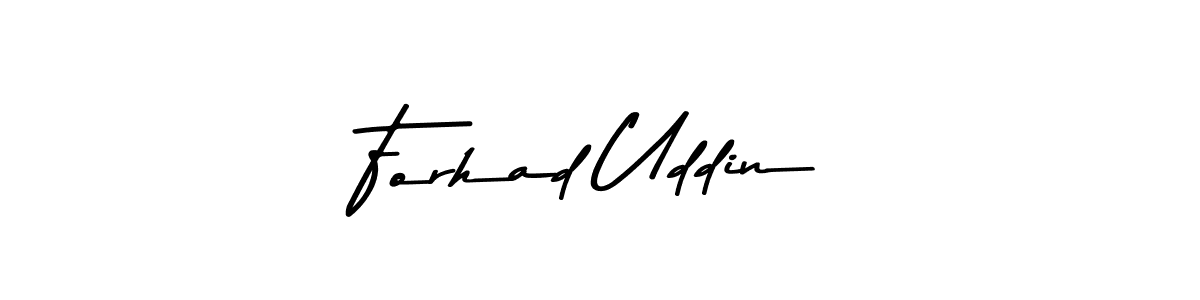 This is the best signature style for the Forhad Uddin name. Also you like these signature font (Asem Kandis PERSONAL USE). Mix name signature. Forhad Uddin signature style 9 images and pictures png