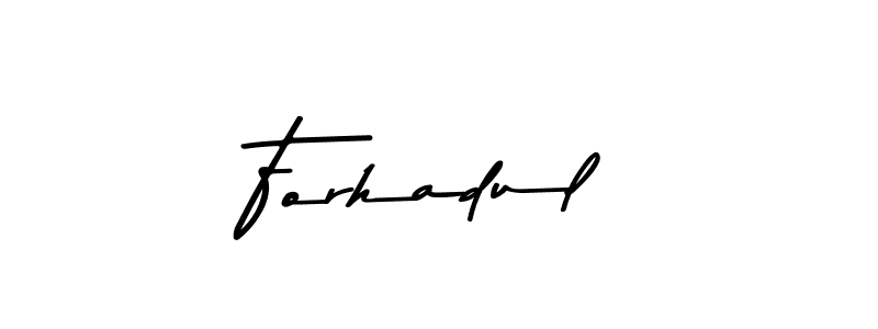 You should practise on your own different ways (Asem Kandis PERSONAL USE) to write your name (Forhadul) in signature. don't let someone else do it for you. Forhadul signature style 9 images and pictures png