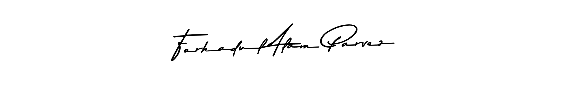Create a beautiful signature design for name Forhadul Alam Parvez. With this signature (Asem Kandis PERSONAL USE) fonts, you can make a handwritten signature for free. Forhadul Alam Parvez signature style 9 images and pictures png
