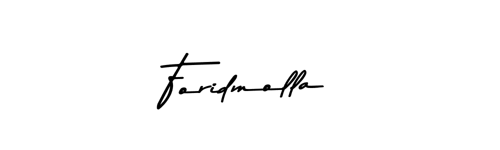 Foridmolla stylish signature style. Best Handwritten Sign (Asem Kandis PERSONAL USE) for my name. Handwritten Signature Collection Ideas for my name Foridmolla. Foridmolla signature style 9 images and pictures png