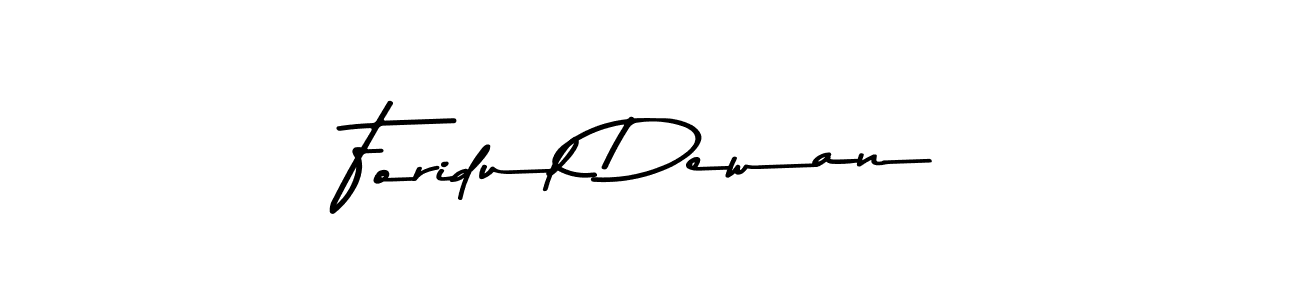 Also You can easily find your signature by using the search form. We will create Foridul Dewan name handwritten signature images for you free of cost using Asem Kandis PERSONAL USE sign style. Foridul Dewan signature style 9 images and pictures png