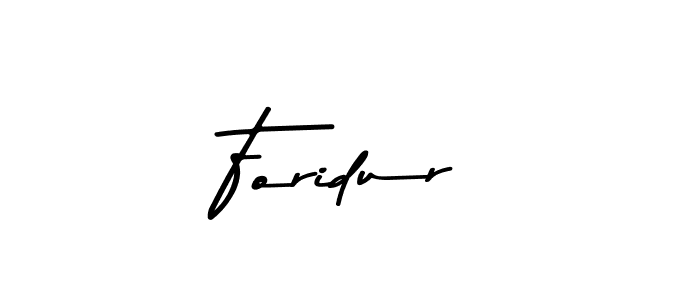 Create a beautiful signature design for name Foridur. With this signature (Asem Kandis PERSONAL USE) fonts, you can make a handwritten signature for free. Foridur signature style 9 images and pictures png