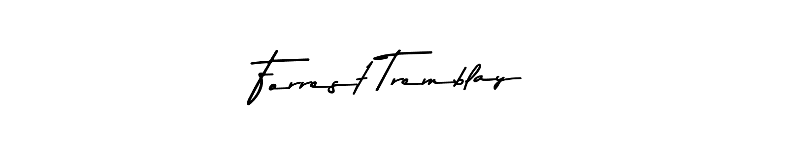 Make a beautiful signature design for name Forrest Tremblay. With this signature (Asem Kandis PERSONAL USE) style, you can create a handwritten signature for free. Forrest Tremblay signature style 9 images and pictures png