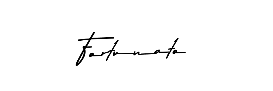 Design your own signature with our free online signature maker. With this signature software, you can create a handwritten (Asem Kandis PERSONAL USE) signature for name Fortunato. Fortunato signature style 9 images and pictures png