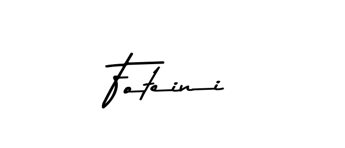 How to make Foteini signature? Asem Kandis PERSONAL USE is a professional autograph style. Create handwritten signature for Foteini name. Foteini signature style 9 images and pictures png