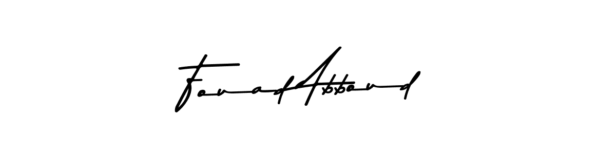 Design your own signature with our free online signature maker. With this signature software, you can create a handwritten (Asem Kandis PERSONAL USE) signature for name Fouad Abboud. Fouad Abboud signature style 9 images and pictures png