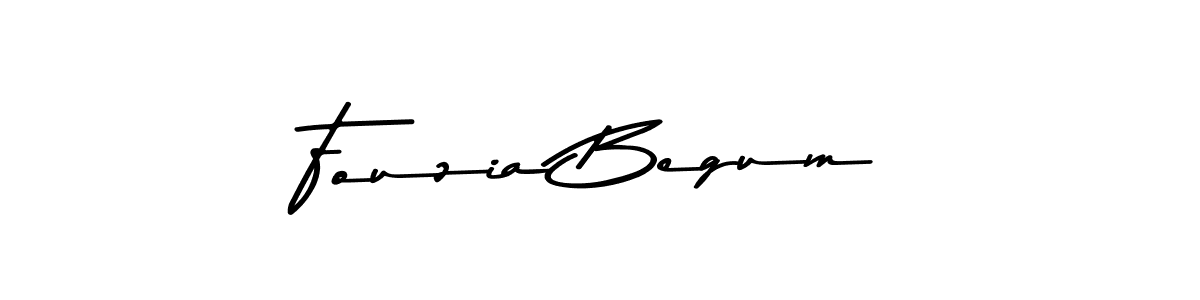 Make a beautiful signature design for name Fouzia Begum. Use this online signature maker to create a handwritten signature for free. Fouzia Begum signature style 9 images and pictures png