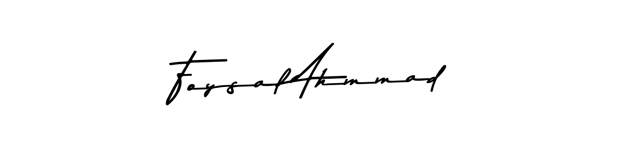 Foysal Ahmmad stylish signature style. Best Handwritten Sign (Asem Kandis PERSONAL USE) for my name. Handwritten Signature Collection Ideas for my name Foysal Ahmmad. Foysal Ahmmad signature style 9 images and pictures png