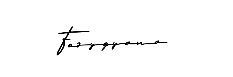 You should practise on your own different ways (Asem Kandis PERSONAL USE) to write your name (Fozygyana) in signature. don't let someone else do it for you. Fozygyana signature style 9 images and pictures png