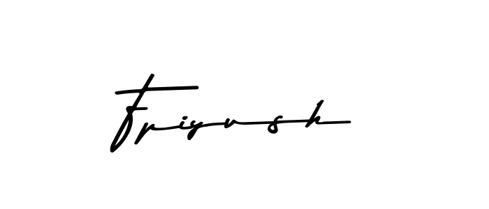 This is the best signature style for the Fpiyush name. Also you like these signature font (Asem Kandis PERSONAL USE). Mix name signature. Fpiyush signature style 9 images and pictures png