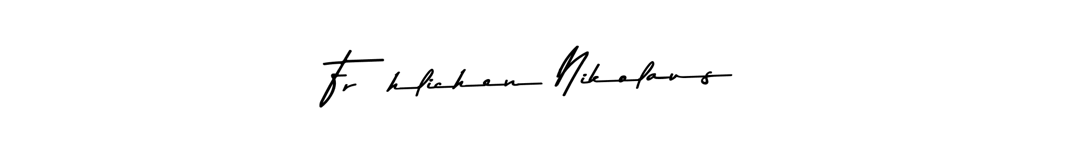 Check out images of Autograph of Fröhlichen Nikolaus! name. Actor Fröhlichen Nikolaus! Signature Style. Asem Kandis PERSONAL USE is a professional sign style online. Fröhlichen Nikolaus! signature style 9 images and pictures png