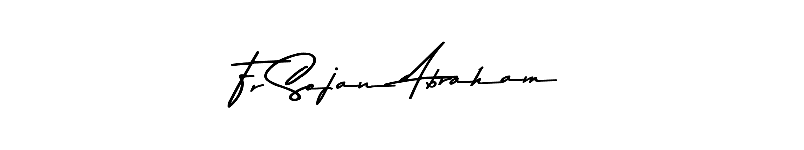 Use a signature maker to create a handwritten signature online. With this signature software, you can design (Asem Kandis PERSONAL USE) your own signature for name Fr Sojan Abraham. Fr Sojan Abraham signature style 9 images and pictures png