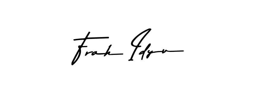 Use a signature maker to create a handwritten signature online. With this signature software, you can design (Asem Kandis PERSONAL USE) your own signature for name Frah Idyu. Frah Idyu signature style 9 images and pictures png