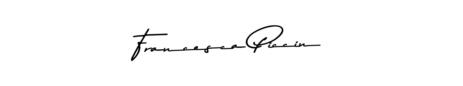 Design your own signature with our free online signature maker. With this signature software, you can create a handwritten (Asem Kandis PERSONAL USE) signature for name Francesca Piccin. Francesca Piccin signature style 9 images and pictures png