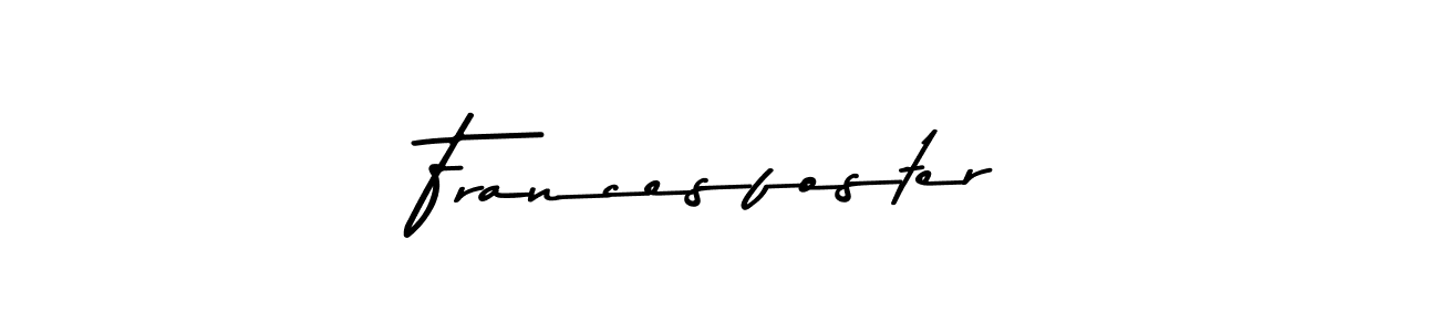 Create a beautiful signature design for name Francesfoster. With this signature (Asem Kandis PERSONAL USE) fonts, you can make a handwritten signature for free. Francesfoster signature style 9 images and pictures png