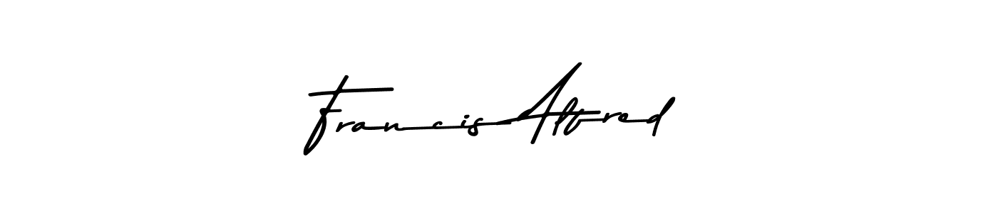 Make a short Francis Alfred signature style. Manage your documents anywhere anytime using Asem Kandis PERSONAL USE. Create and add eSignatures, submit forms, share and send files easily. Francis Alfred signature style 9 images and pictures png