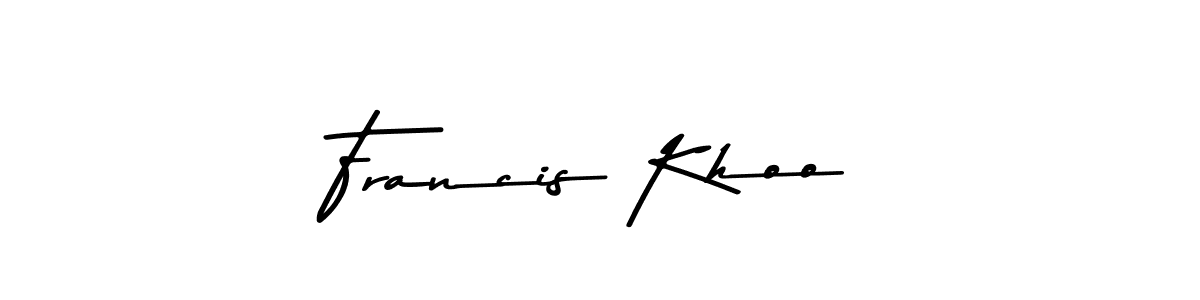 This is the best signature style for the Francis Khoo name. Also you like these signature font (Asem Kandis PERSONAL USE). Mix name signature. Francis Khoo signature style 9 images and pictures png