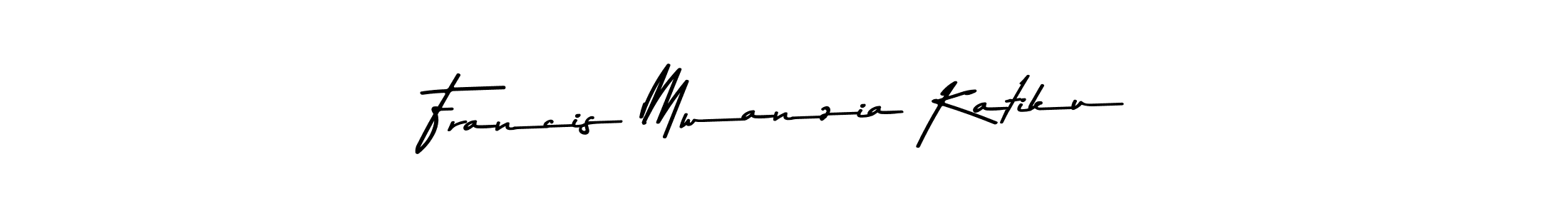 Use a signature maker to create a handwritten signature online. With this signature software, you can design (Asem Kandis PERSONAL USE) your own signature for name Francis Mwanzia Katiku. Francis Mwanzia Katiku signature style 9 images and pictures png