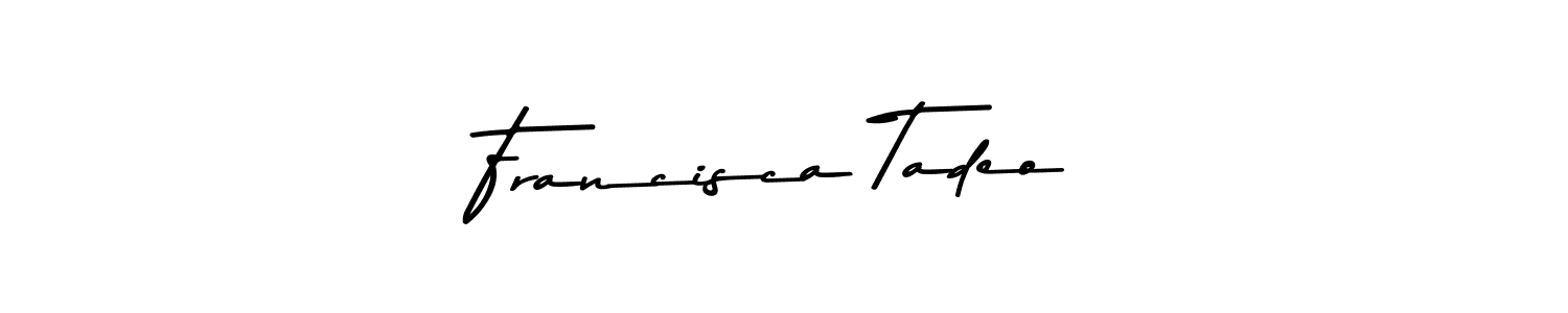 Once you've used our free online signature maker to create your best signature Asem Kandis PERSONAL USE style, it's time to enjoy all of the benefits that Francisca Tadeo name signing documents. Francisca Tadeo signature style 9 images and pictures png