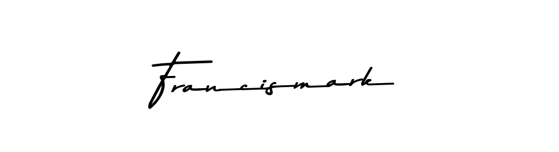 You should practise on your own different ways (Asem Kandis PERSONAL USE) to write your name (Francismark) in signature. don't let someone else do it for you. Francismark signature style 9 images and pictures png