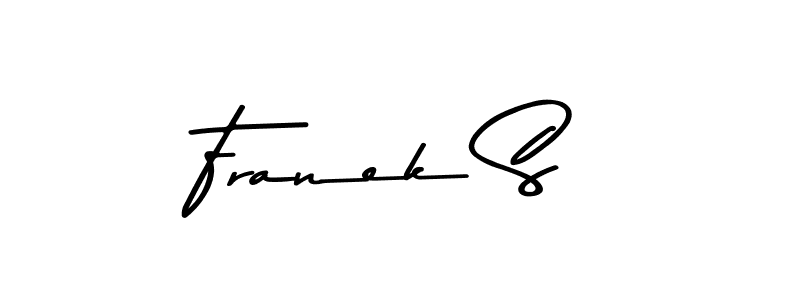 The best way (Asem Kandis PERSONAL USE) to make a short signature is to pick only two or three words in your name. The name Franek S include a total of six letters. For converting this name. Franek S signature style 9 images and pictures png