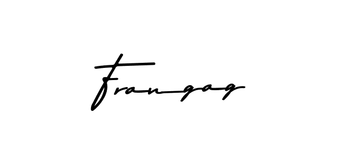 You should practise on your own different ways (Asem Kandis PERSONAL USE) to write your name (Frangag) in signature. don't let someone else do it for you. Frangag signature style 9 images and pictures png