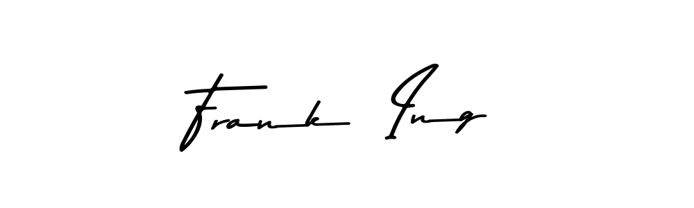 This is the best signature style for the Frank  Ing name. Also you like these signature font (Asem Kandis PERSONAL USE). Mix name signature. Frank  Ing signature style 9 images and pictures png