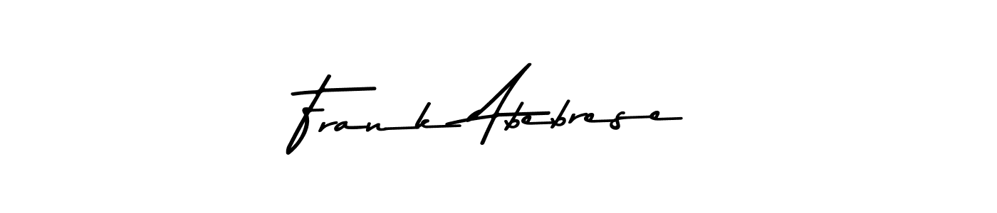 Use a signature maker to create a handwritten signature online. With this signature software, you can design (Asem Kandis PERSONAL USE) your own signature for name Frank Abebrese. Frank Abebrese signature style 9 images and pictures png